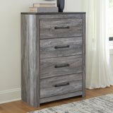 Bronyan Dark Gray Chest of Drawers from Ashley - Luna Furniture