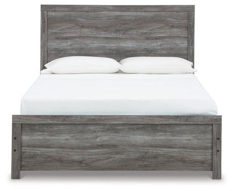 Bronyan Dark Gray Queen Panel Bed and Dresser from Ashley - Luna Furniture