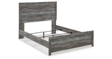 Bronyan Queen Panel Bed with Mirrored Dresser and Chest in Dark Gray from Ashley Furniture - Luna Furniture