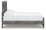 Bronyan Dark Gray Queen Panel Bed and Dresser from Ashley - Luna Furniture