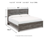 Bronyan Dark Gray Panel Bedroom Set from Ashley - Luna Furniture