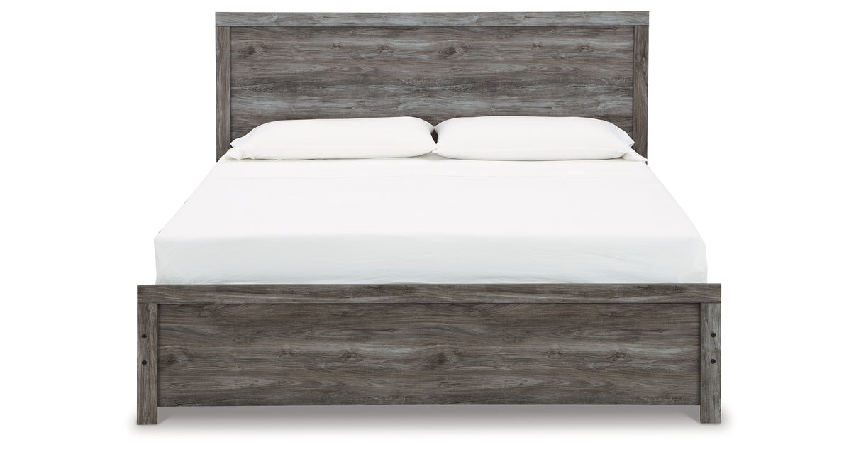 Bronyan Dark Gray King Panel Bed from Ashley - Luna Furniture