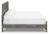 Bronyan Dark Gray King Panel Bed from Ashley - Luna Furniture