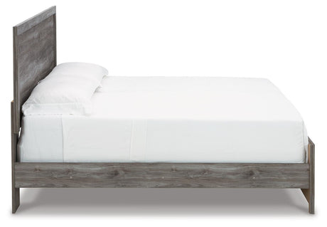 Bronyan Dark Gray King Panel Bed from Ashley Furniture - Luna Furniture