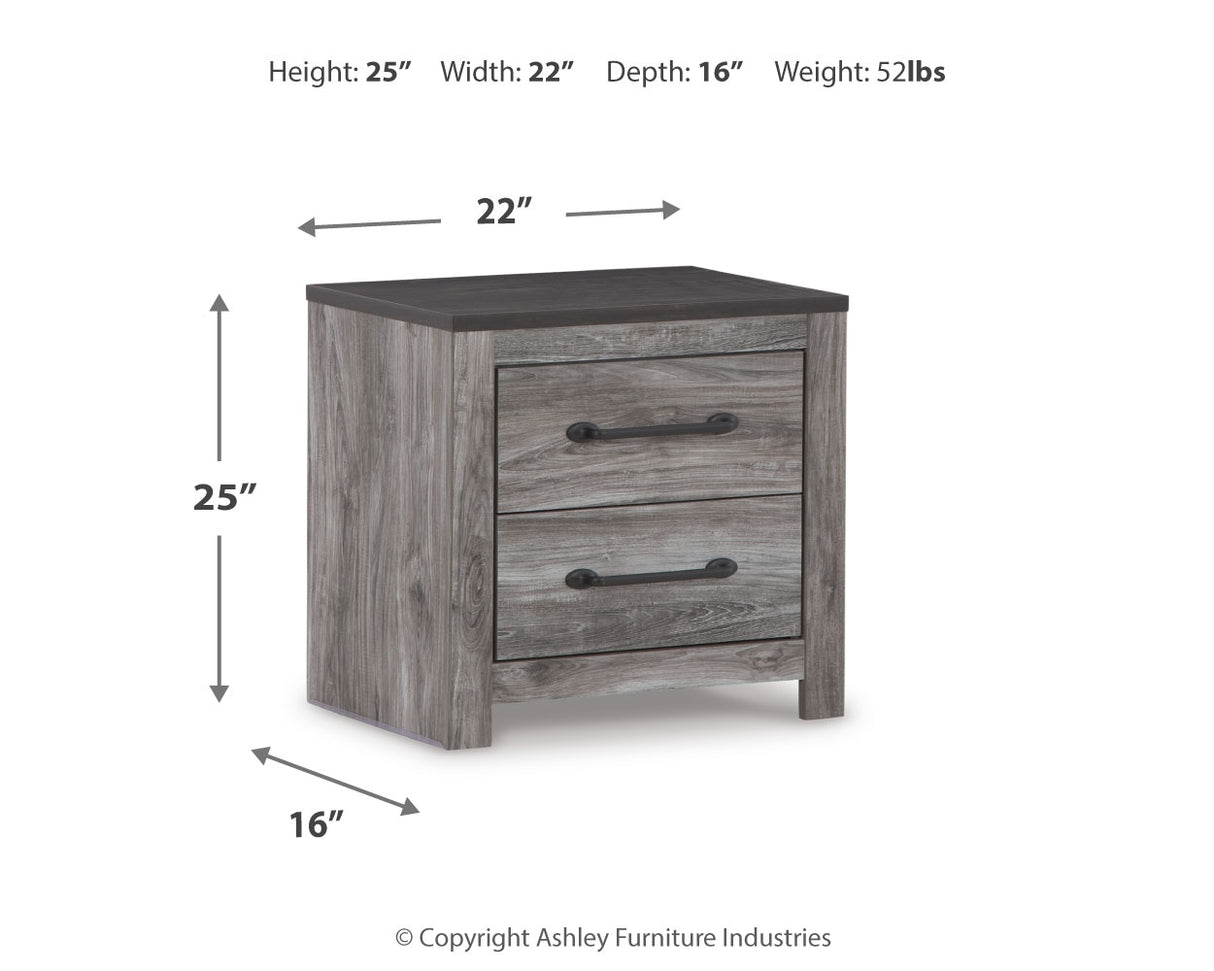 Bronyan Dark Gray Panel Bedroom Set from Ashley - Luna Furniture