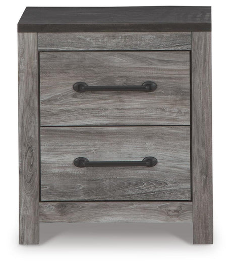 Bronyan Dark Gray Nightstand from Ashley - Luna Furniture