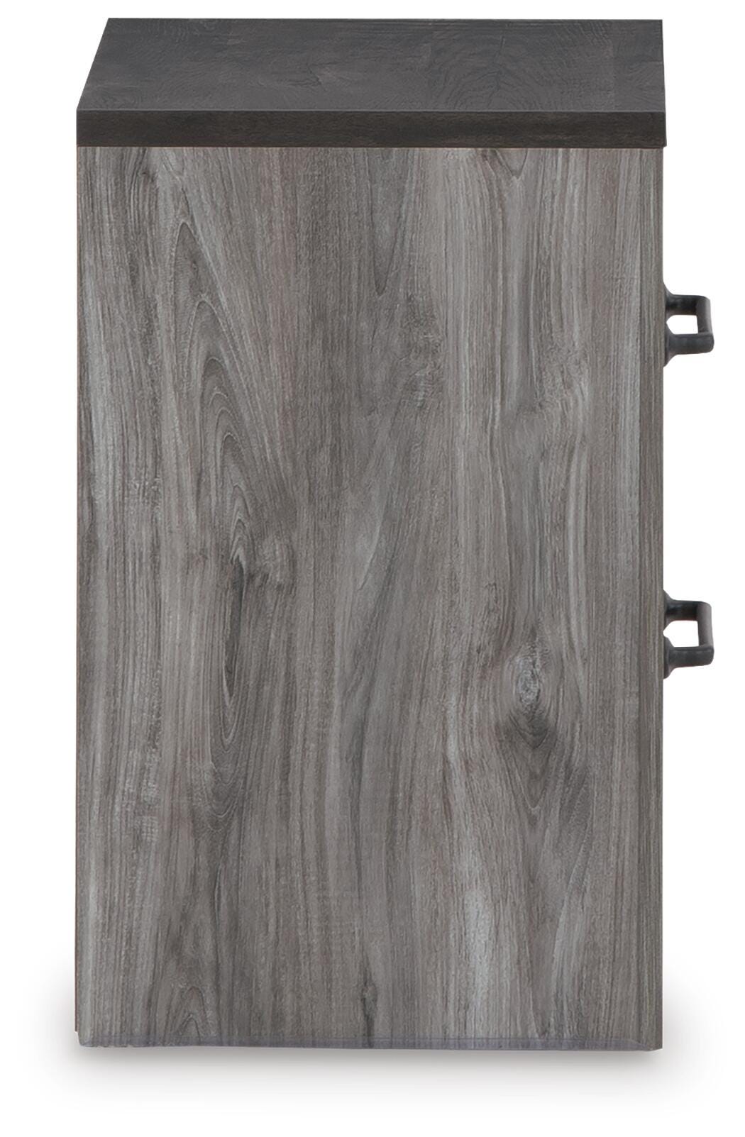 Bronyan Dark Gray Nightstand from Ashley - Luna Furniture