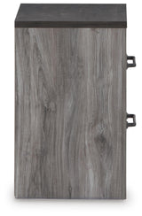 Bronyan Dark Gray Nightstand from Ashley - Luna Furniture