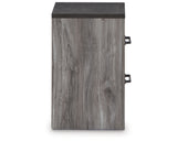 Bronyan Dark Gray Nightstand from Ashley - Luna Furniture
