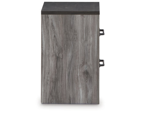 Bronyan Dark Gray Nightstand from Ashley Furniture - Luna Furniture