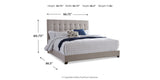 Dolante Multi Queen Upholstered Bed, Dresser, Mirror and Nightstand from Ashley Furniture - Luna Furniture