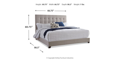 Dolante Multi Queen Upholstered Bed, Dresser, Mirror and Nightstand from Ashley - Luna Furniture