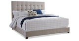 Dolante Queen Upholstered Bed with Mattress in Beige from Ashley Furniture - Luna Furniture