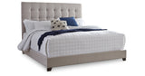 Dolante Beige King Upholstered Bed from Ashley Furniture - Luna Furniture