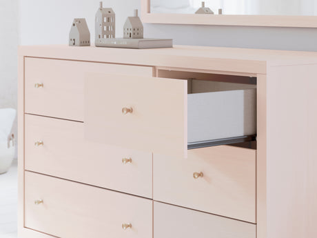 Wistenpine Blush Dresser and Mirror from Ashley Furniture - Luna Furniture