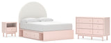 Wistenpine Full Storage Bed, Dresser and Nightstand from Ashley - Luna Furniture