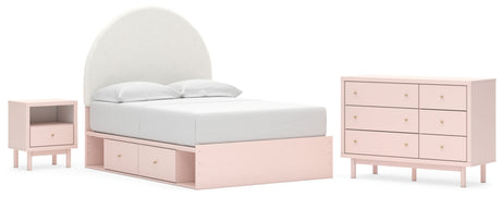 Wistenpine Full Storage Bed, Dresser and Nightstand from Ashley - Luna Furniture