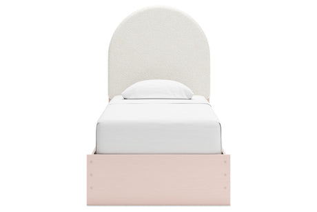 Wistenpine Blush Upholstered Youth Platform Bedroom Set from Ashley - Luna Furniture