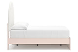 Wistenpine Blush Full Upholstered Storage Platform Bed with 2 Drawers from Ashley - Luna Furniture