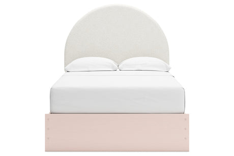 Wistenpine Blush Upholstered Youth Platform Bedroom Set from Ashley - Luna Furniture