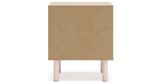 Wistenpine Blush Nightstand from Ashley Furniture - Luna Furniture