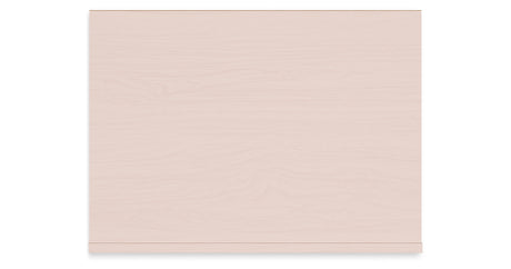 Wistenpine Twin Upholstered Panel Headboard with Nightstand in Blush from Ashley - Luna Furniture