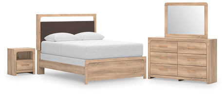Kinlanni Queen Panel Bed, Dresser and Nightstand from Ashley - Luna Furniture