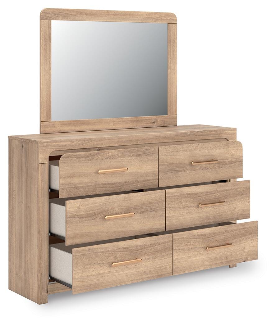Kinlanni Queen Panel Bed, Dresser and Nightstand from Ashley - Luna Furniture