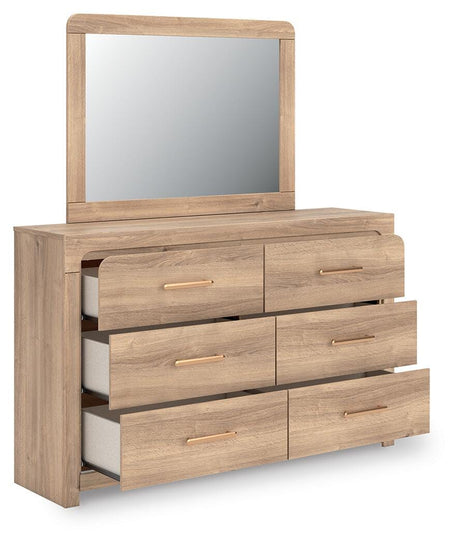 Kinlanni Queen Panel Bed, Dresser and Nightstand from Ashley - Luna Furniture