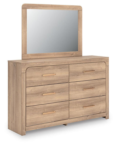 Kinlanni Queen Panel Bed, Dresser and Nightstand from Ashley - Luna Furniture