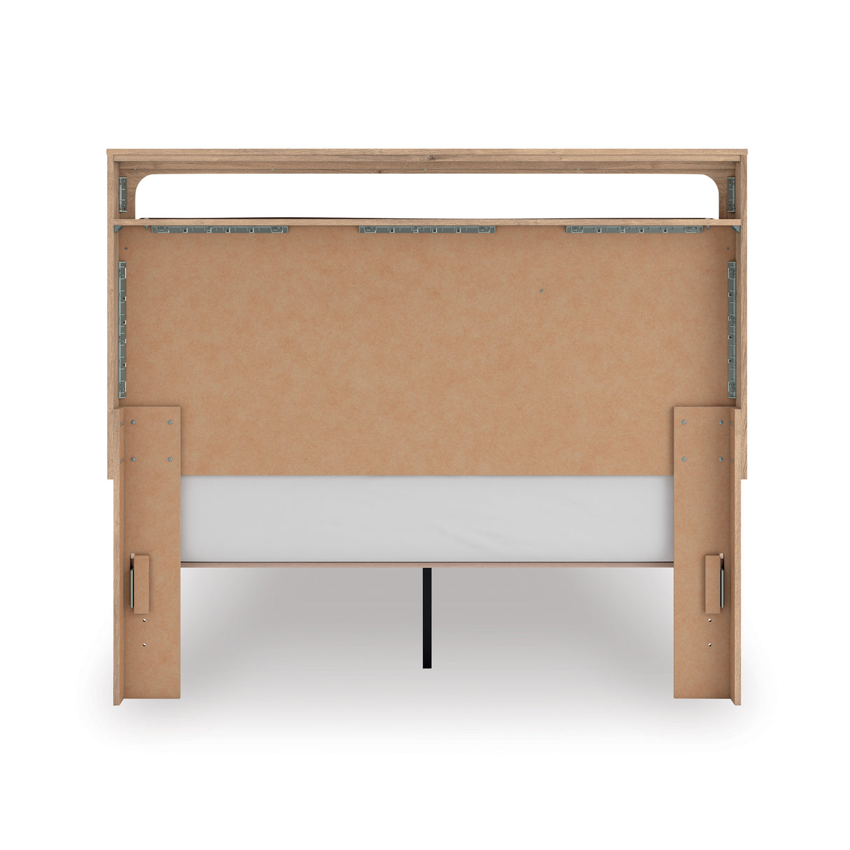 Kinlanni Tan Queen Upholstered Platform Bed from Ashley - Luna Furniture
