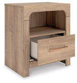 Kinlanni Queen Panel Bed, Dresser and Nightstand from Ashley - Luna Furniture