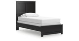 Maribel Black Twin Panel Bed from Ashley Furniture - Luna Furniture