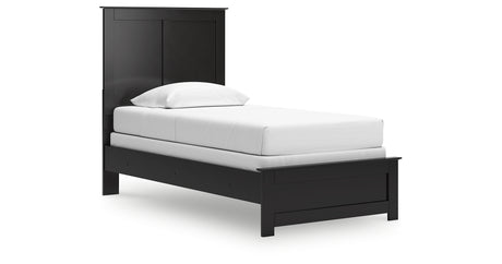 Maribel Black Twin Panel Bed from Ashley Furniture - Luna Furniture