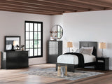 Maribel Black Youth Panel Bedroom Set from Ashley - Luna Furniture