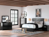 Maribel Black Panel Bedroom Set from Ashley Furniture - Luna Furniture