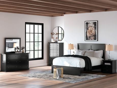 Maribel Black Panel Bedroom Set from Ashley - Luna Furniture