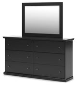 Maribel Queen Panel Bed, Dresser and Mirror from Ashley - Luna Furniture