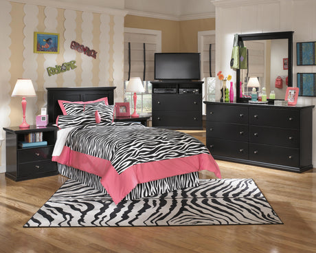 Maribel Black Nightstand from Ashley Furniture - Luna Furniture