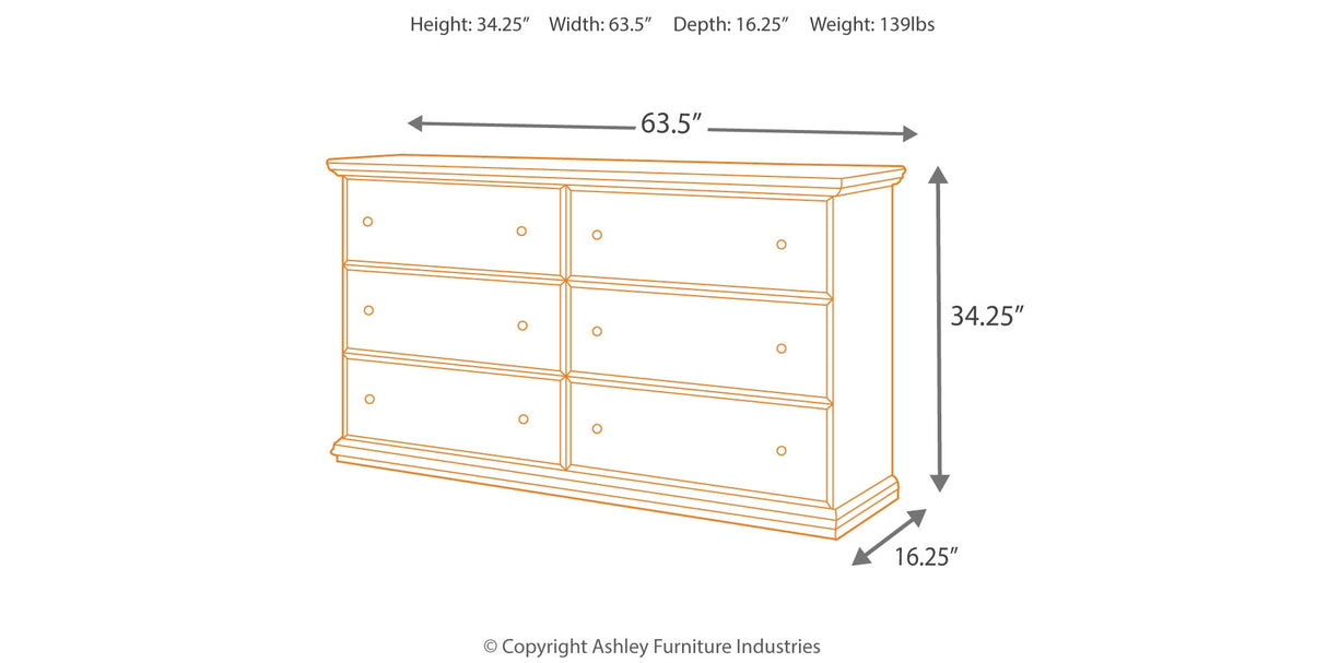 Maribel Black Dresser from Ashley Furniture - Luna Furniture