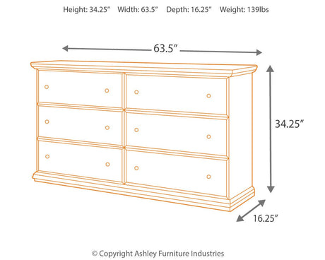 Maribel Black Dresser from Ashley Furniture - Luna Furniture