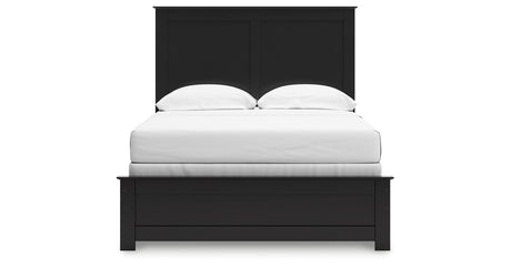 Maribel Full Panel Bed with Dresser in Black from Ashley Furniture - Luna Furniture
