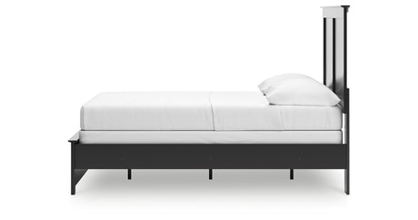 Maribel Black Full Panel Bed from Ashley Furniture - Luna Furniture