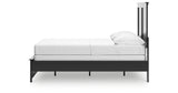 Maribel Full Panel Bed with Dresser and Nightstand in Black from Ashley Furniture - Luna Furniture