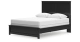 Maribel Queen Panel Bed with Dresser and Nightstand in Black from Ashley - Luna Furniture