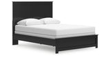 Maribel Queen Panel Bed with Dresser and Nightstand in Black from Ashley - Luna Furniture