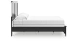 Maribel Black King Panel Bed from Ashley - Luna Furniture