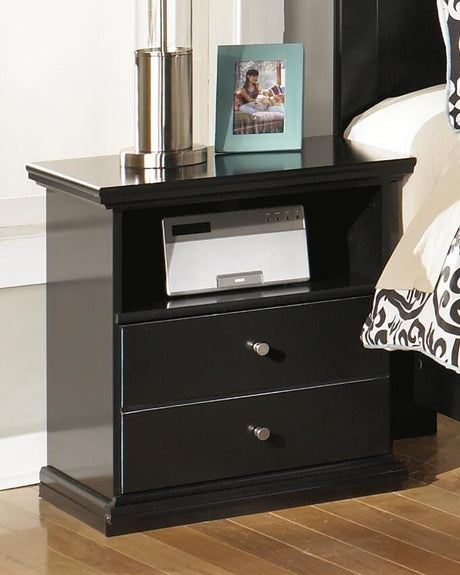 Maribel Black Nightstand from Ashley Furniture - Luna Furniture