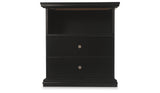 Maribel Black Nightstand from Ashley Furniture - Luna Furniture