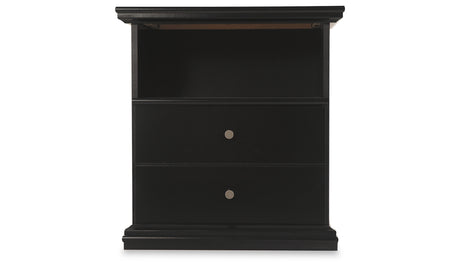 Maribel Black Nightstand from Ashley Furniture - Luna Furniture